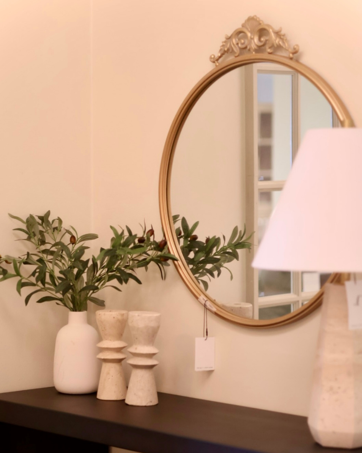 Anthropology Round Mirror