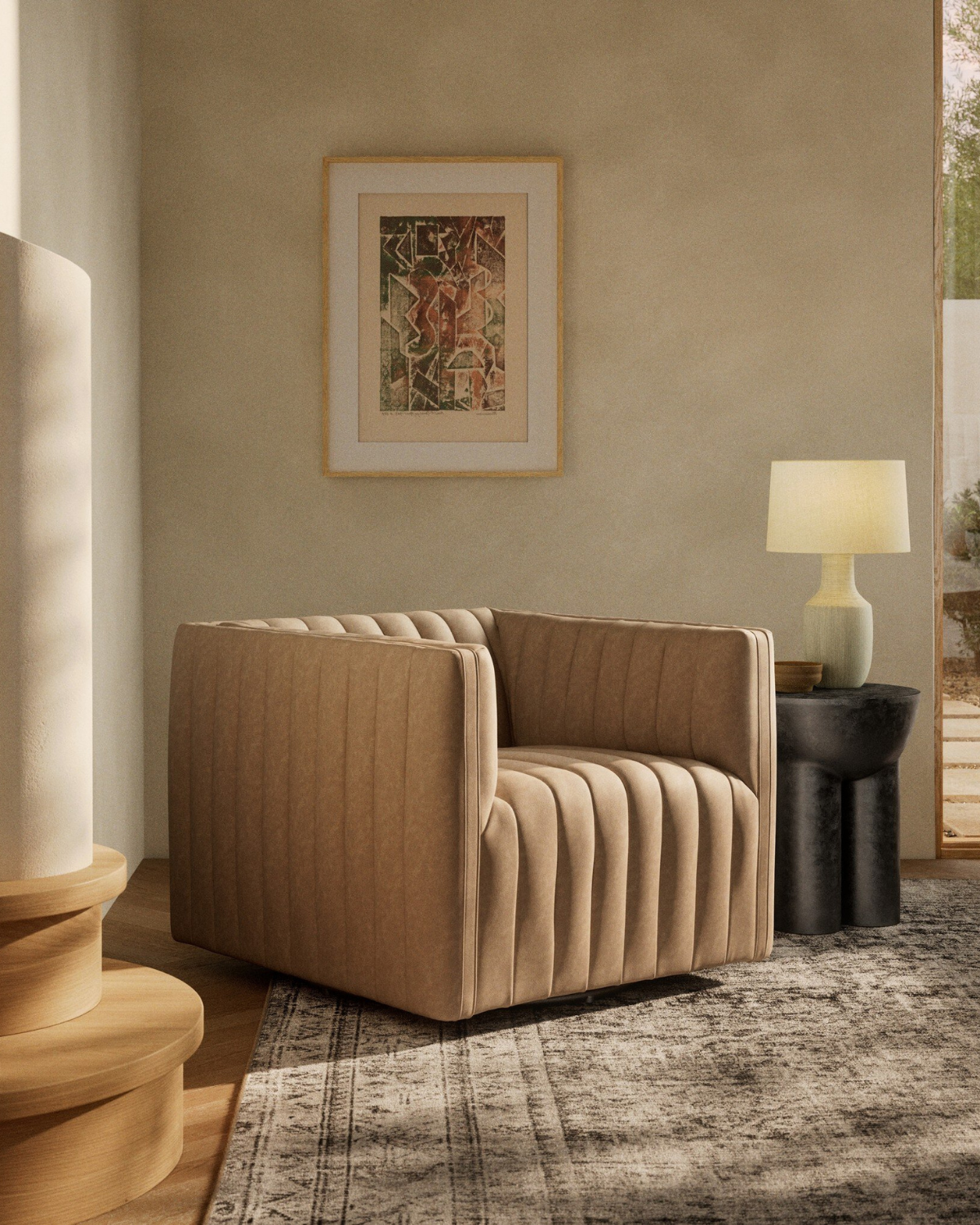 Augustine Swivel Chair