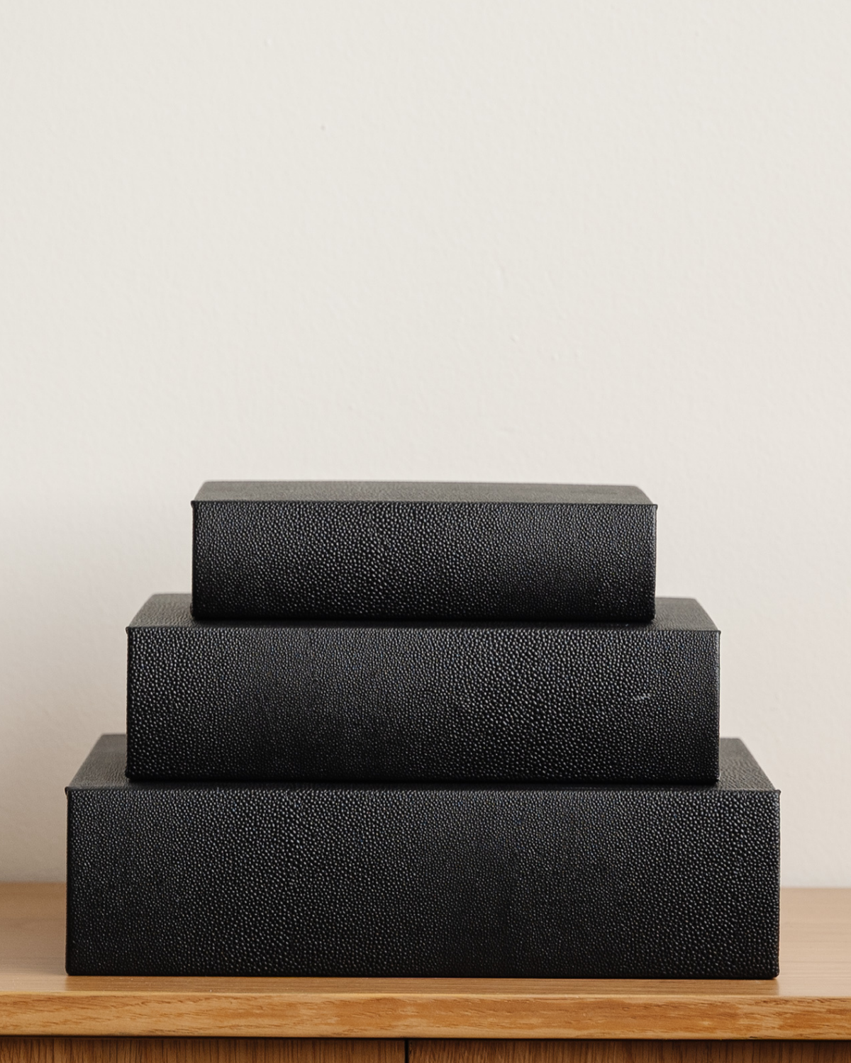 Black Decorative Book Boxes