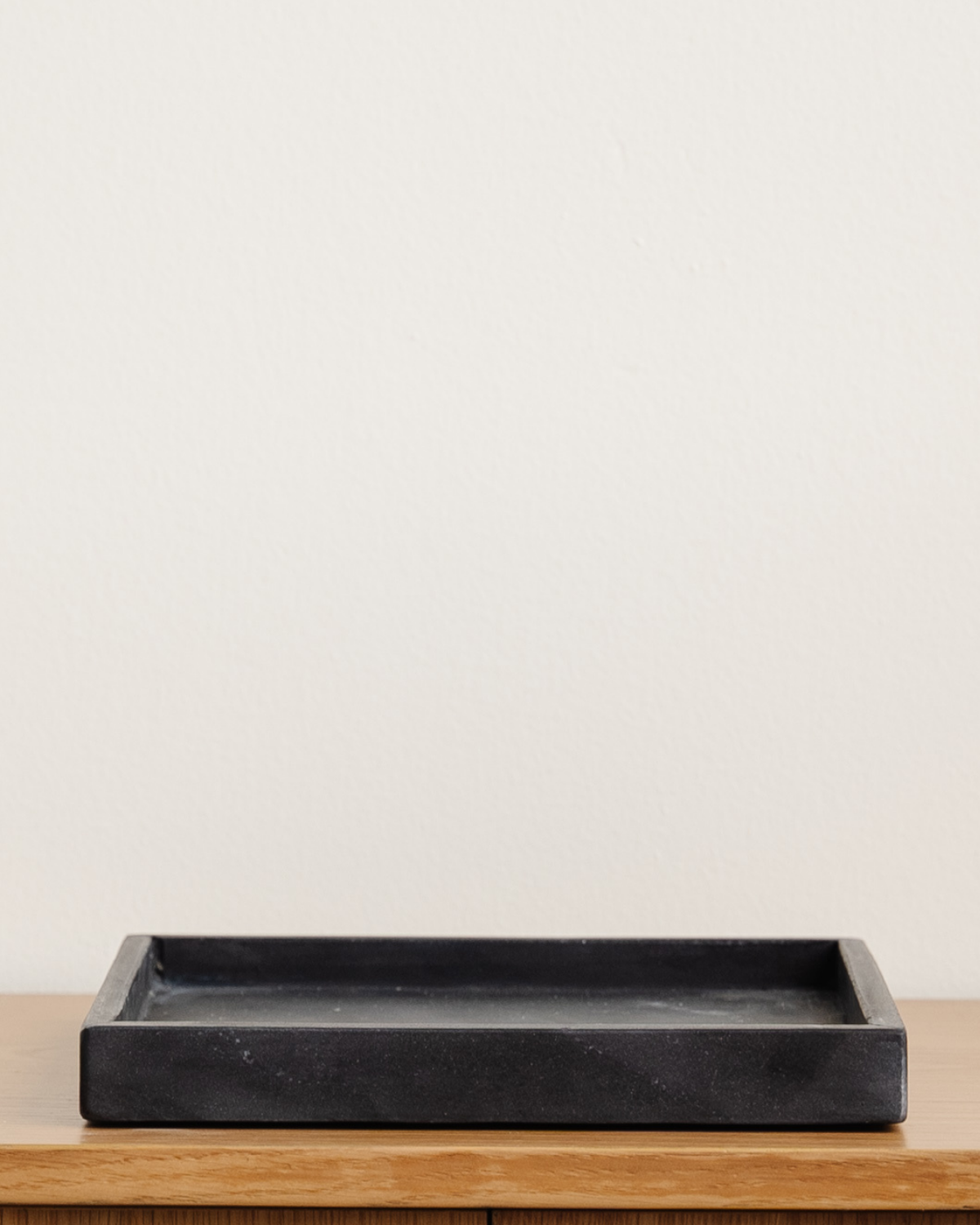 Black Square Marble Tray