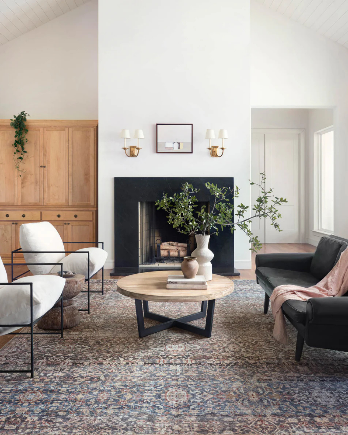 Jules CJ Denim + Spice Polyester Rug