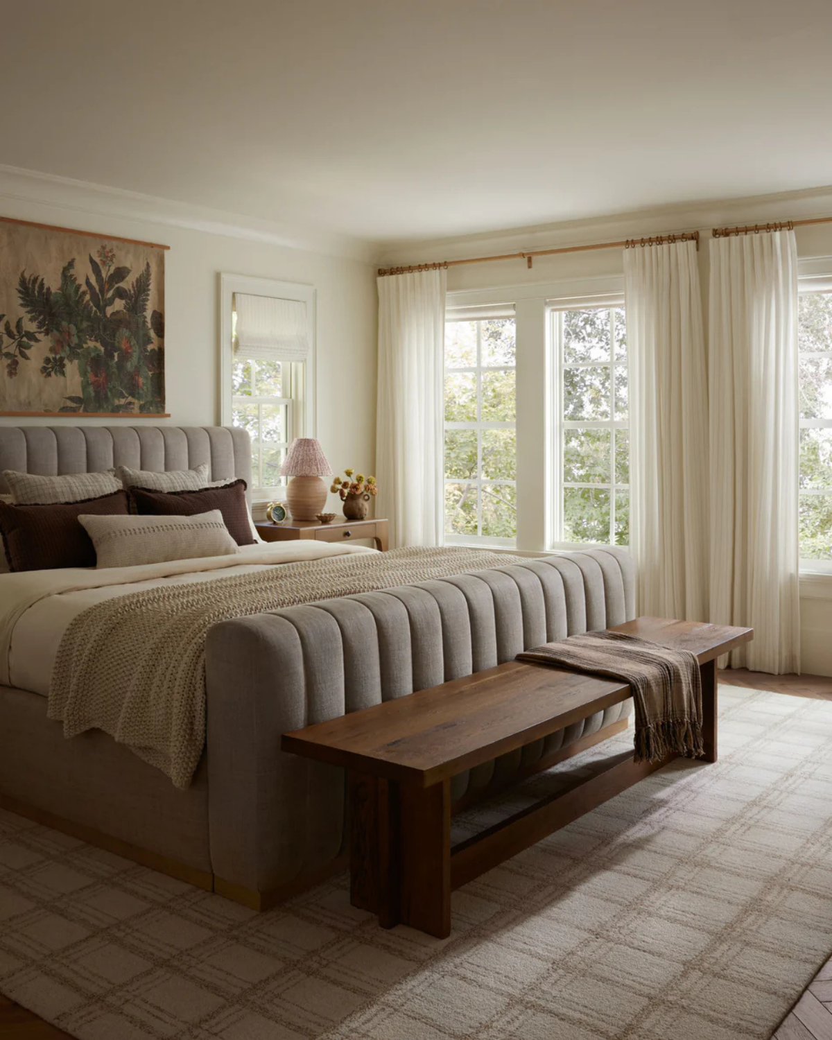 Polly CJ Cream + Sand Hand Tufted Rug