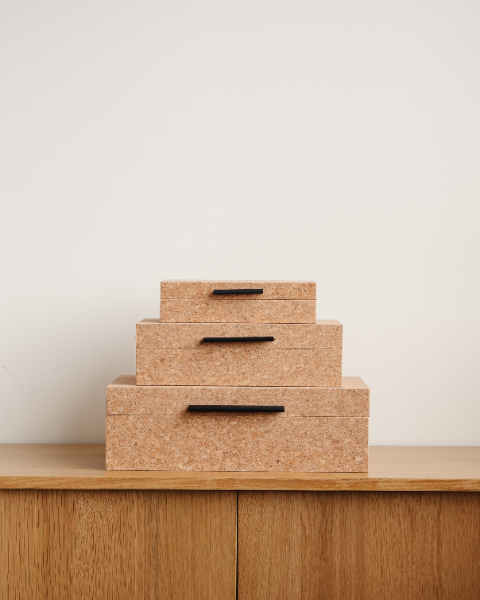 Decorative Cork Boxes