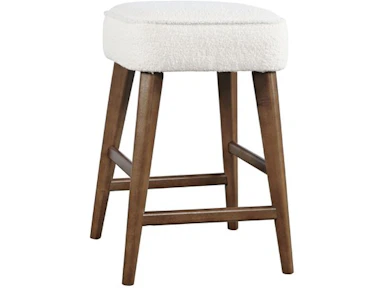 Hampton Walnut Backless Stool