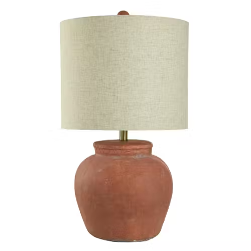 Rustic Terracotta Table Lamp