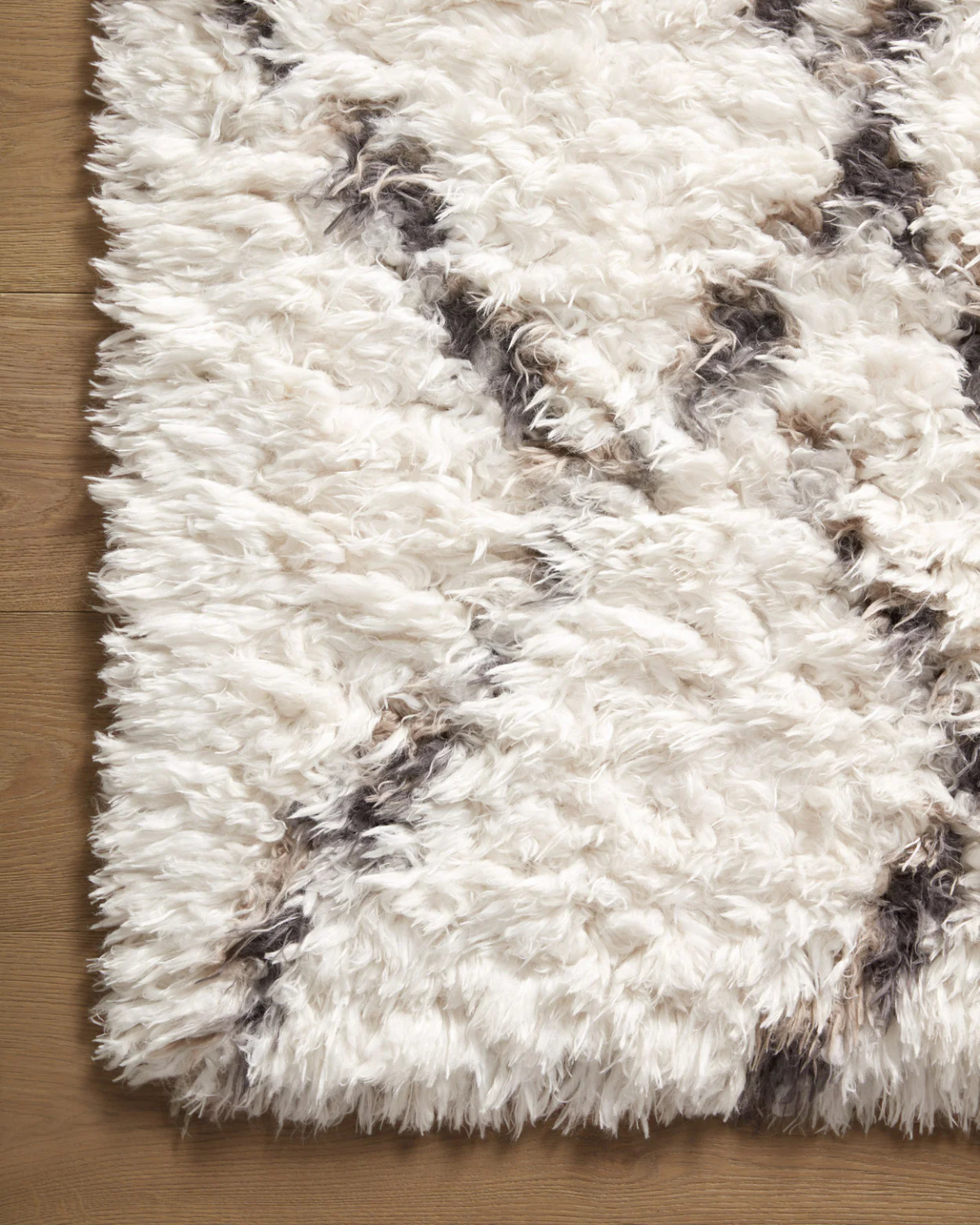 Amira AR Ivory + Bark Polyester Rug