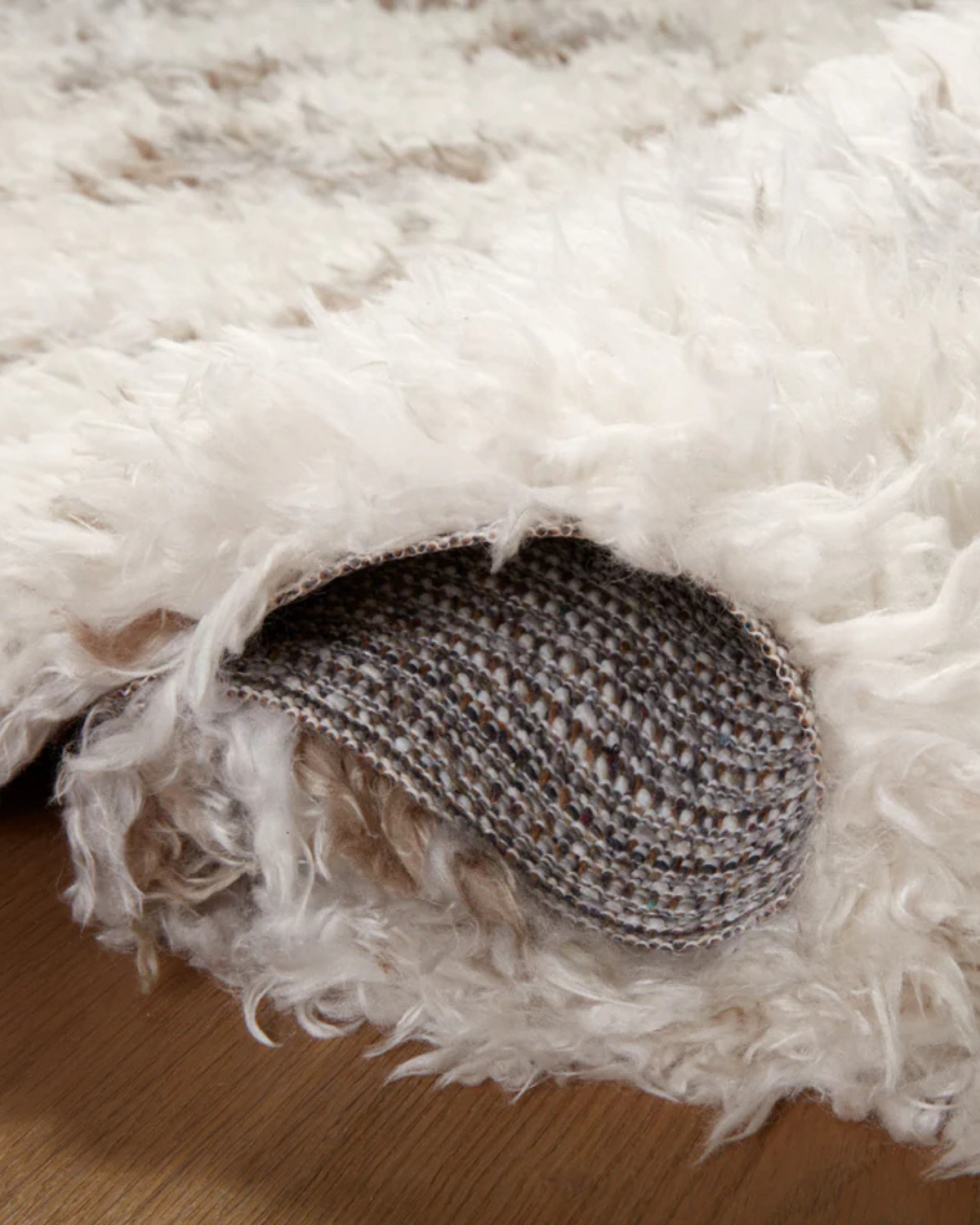 Amira AR Ivory + Pebble Polyester Rug