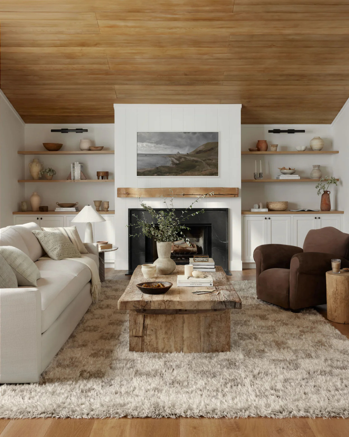 Amira AR Ivory + Pebble Polyester Rug