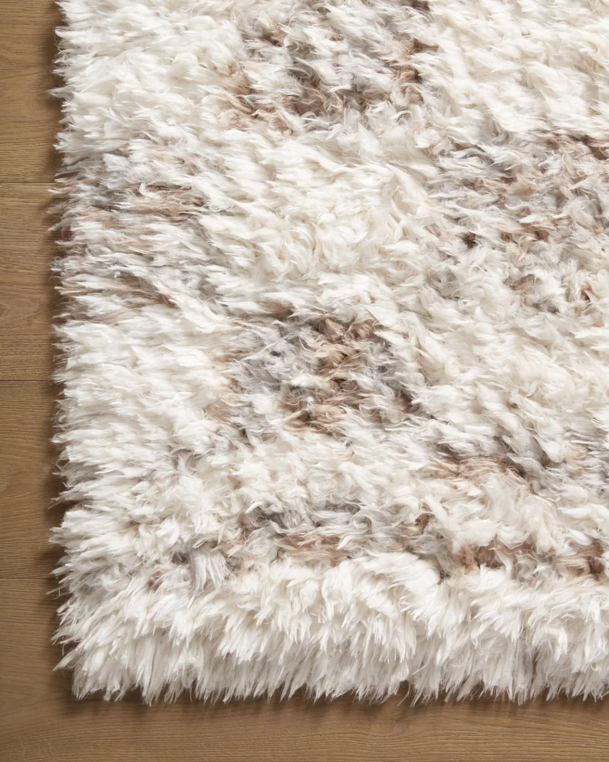 Amira AR Ivory + Pebble Polyester Rug