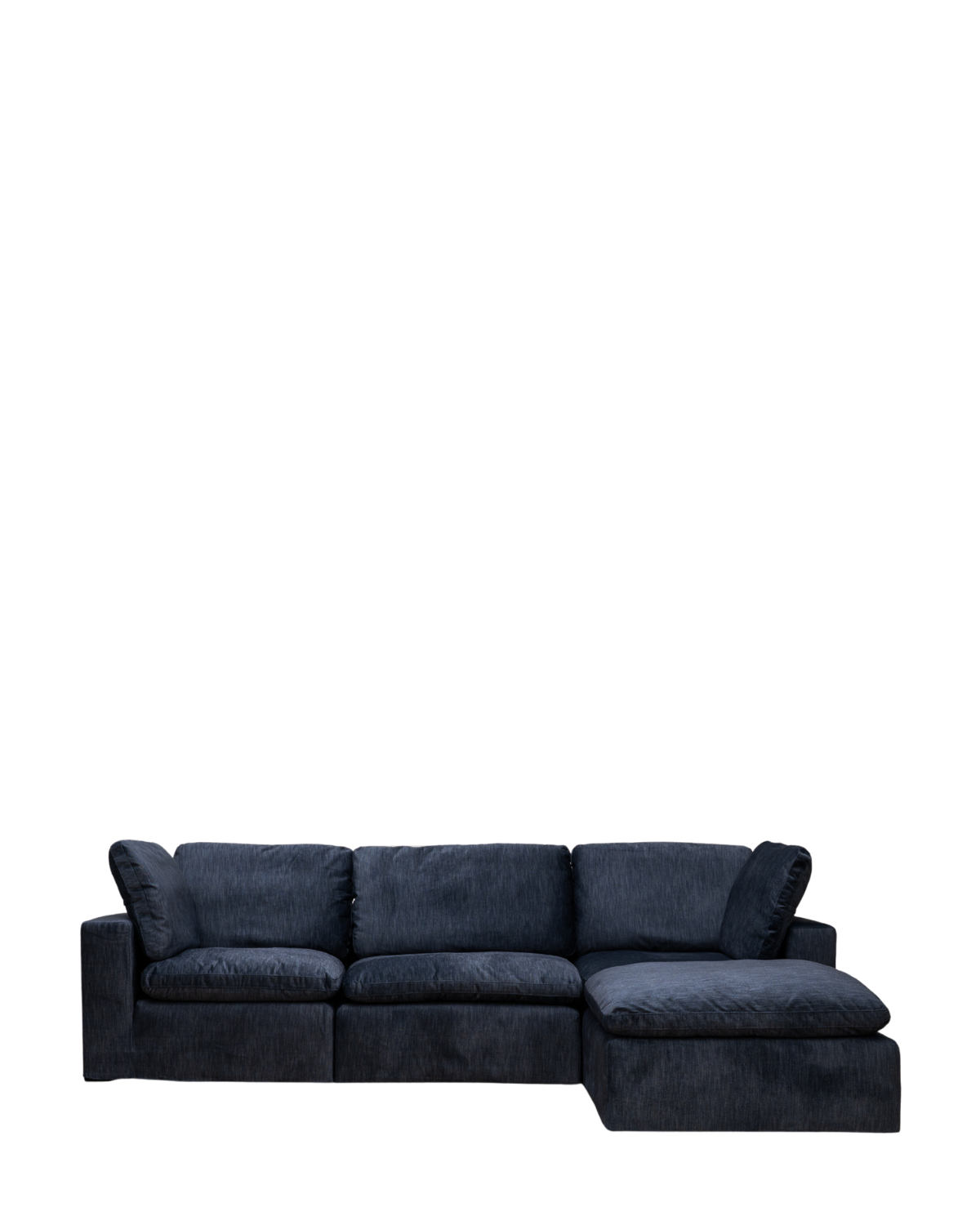 Azrah 4pc Sectional Indigo