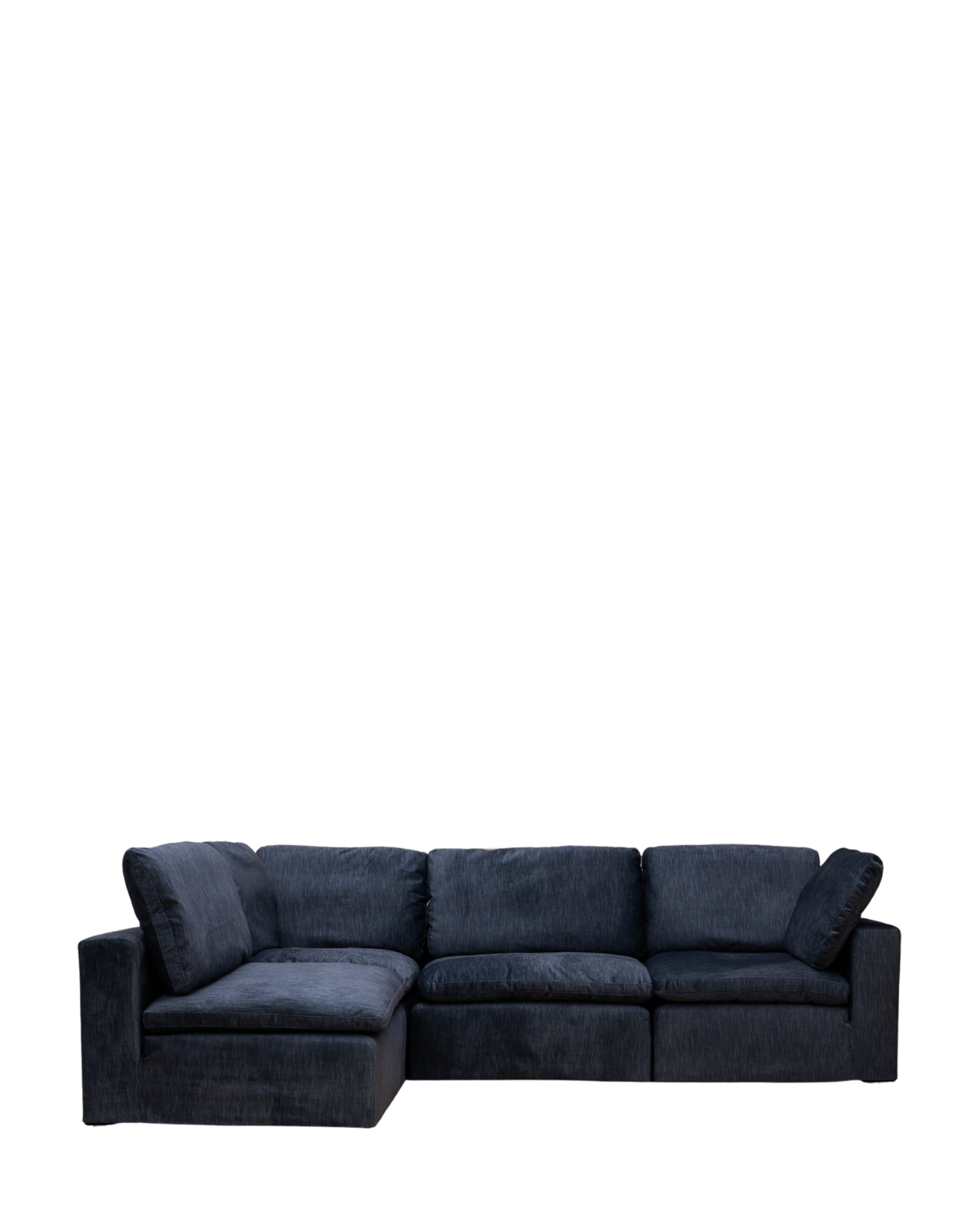 Azrah 4pc Sectional Indigo