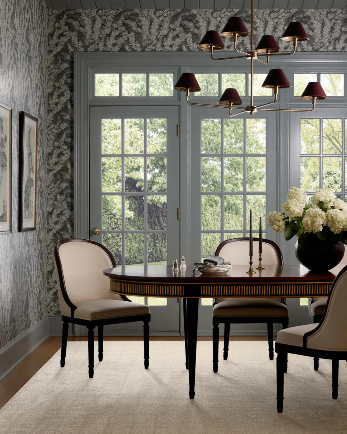 Calvin Ivory + Oatmeal Polyester Rug