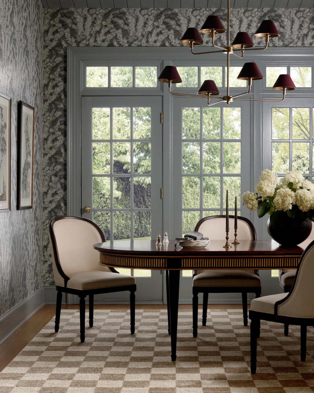Calvin Pebble + Ivory Polyester Rug