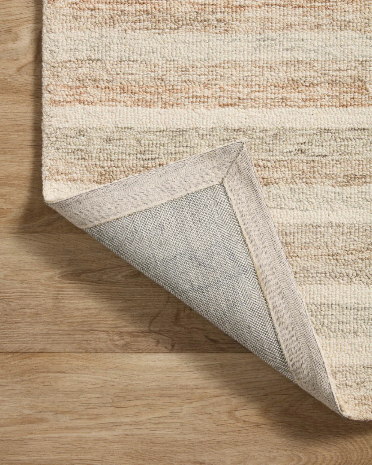 Chris CJ Ivory + Clay Wool Rug