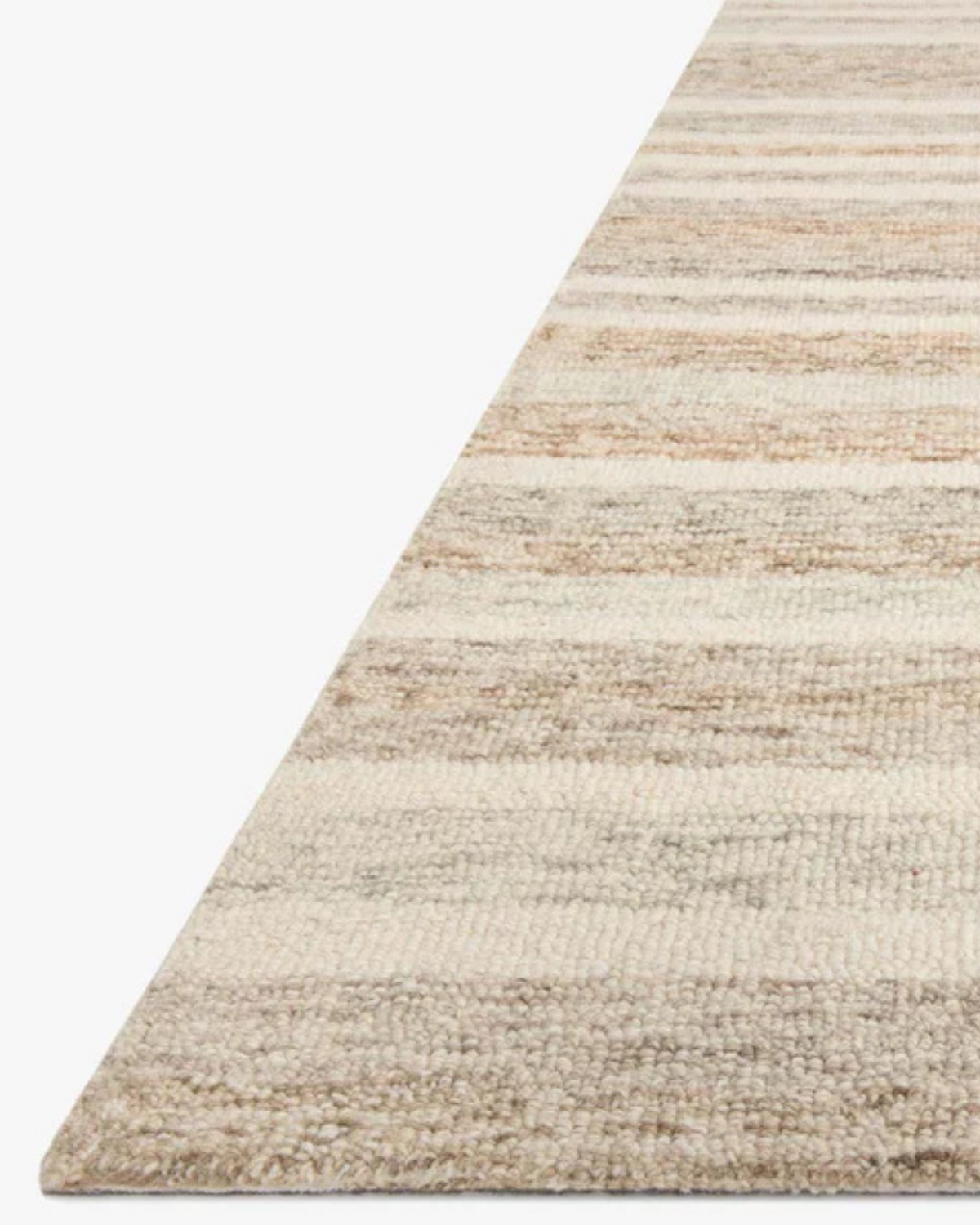 Chris CJ Ivory + Clay Wool Rug