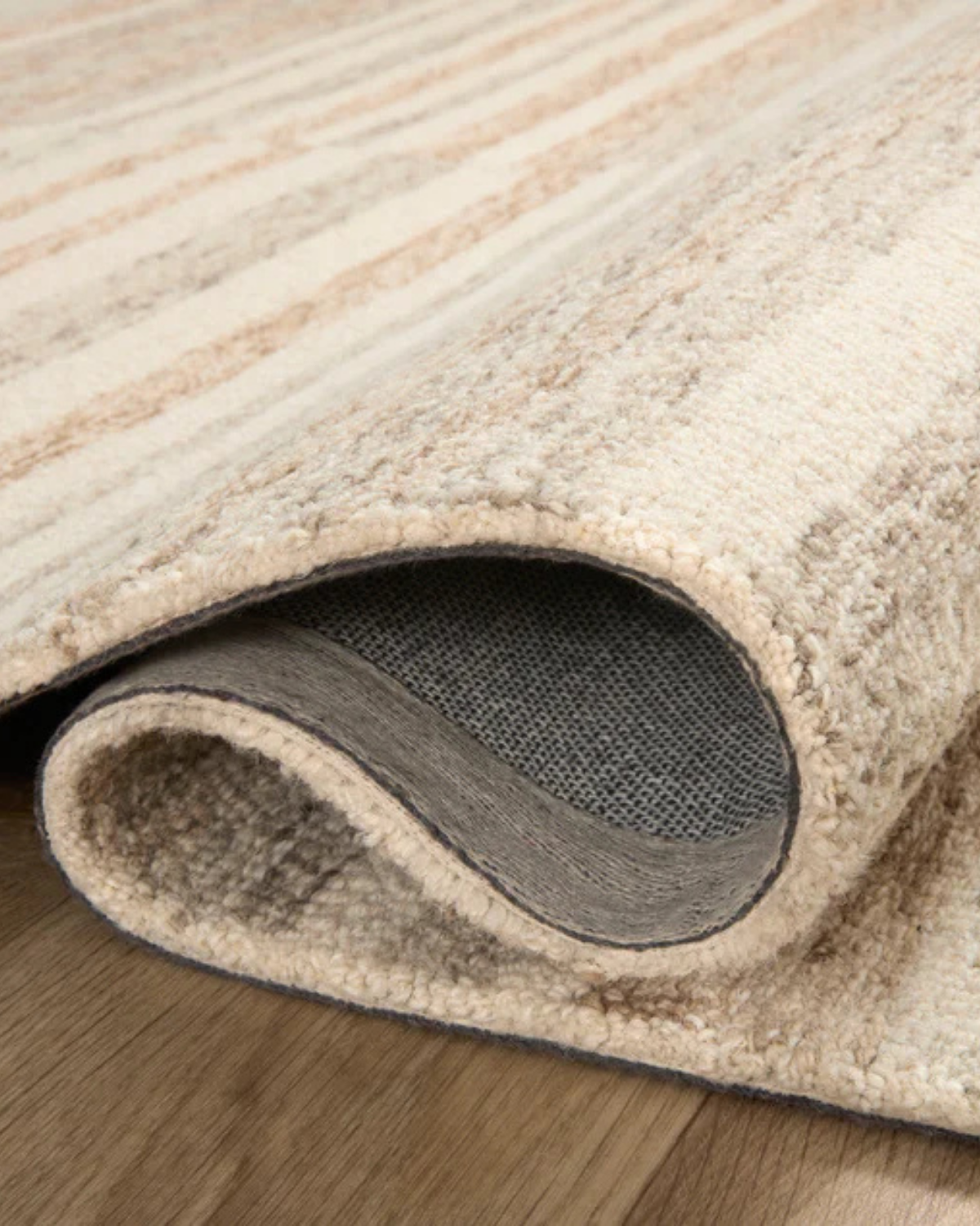 Chris CJ Ivory + Clay Wool Rug