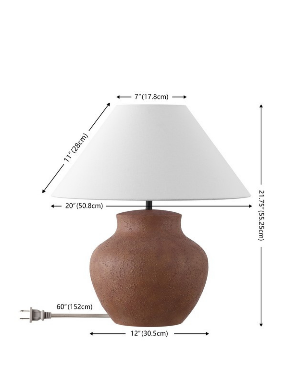 Clay Table Lamp