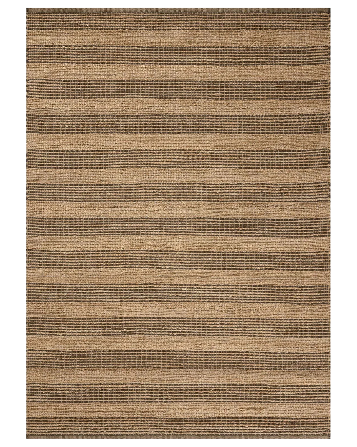 Judy CJ Natural + Chocolate Hand Woven Rug