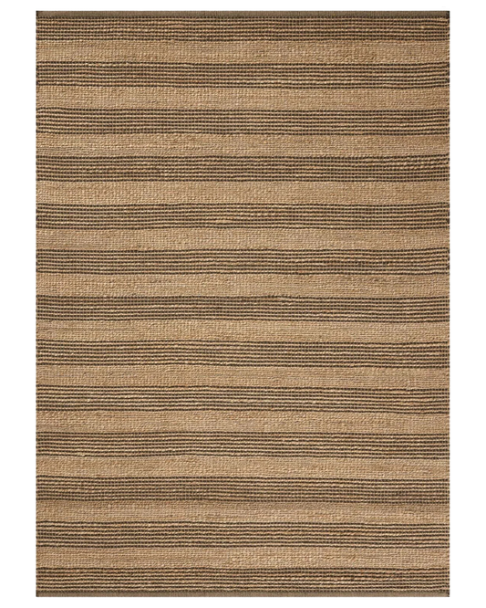 Judy CJ Natural + Chocolate Hand Woven Rug