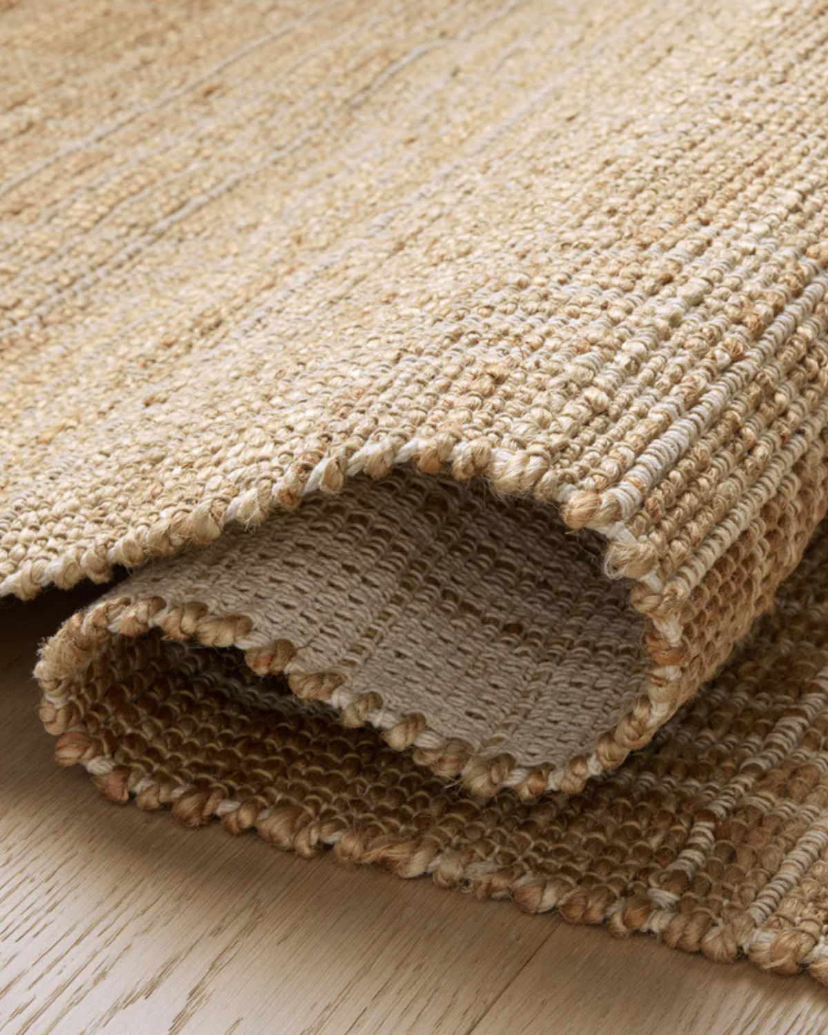 Judy CJ Natural + Cream Hand Woven Rug