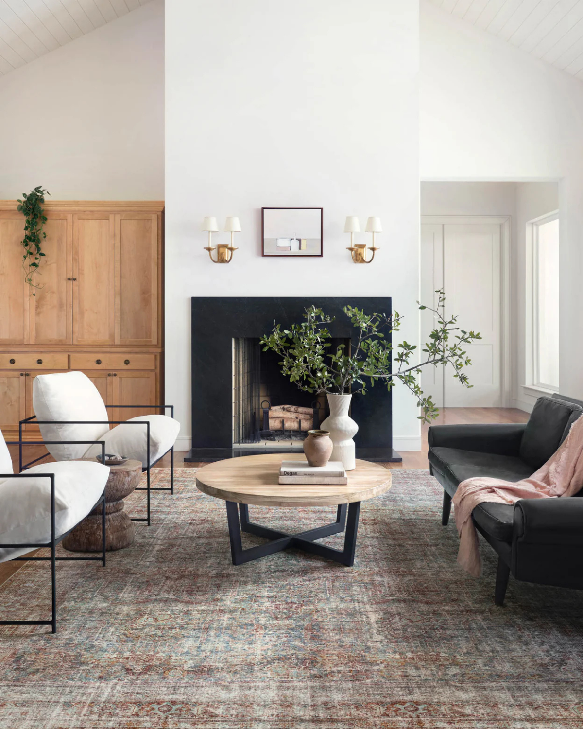 Jules CJ Lagoon + Brick Vintage Rug
