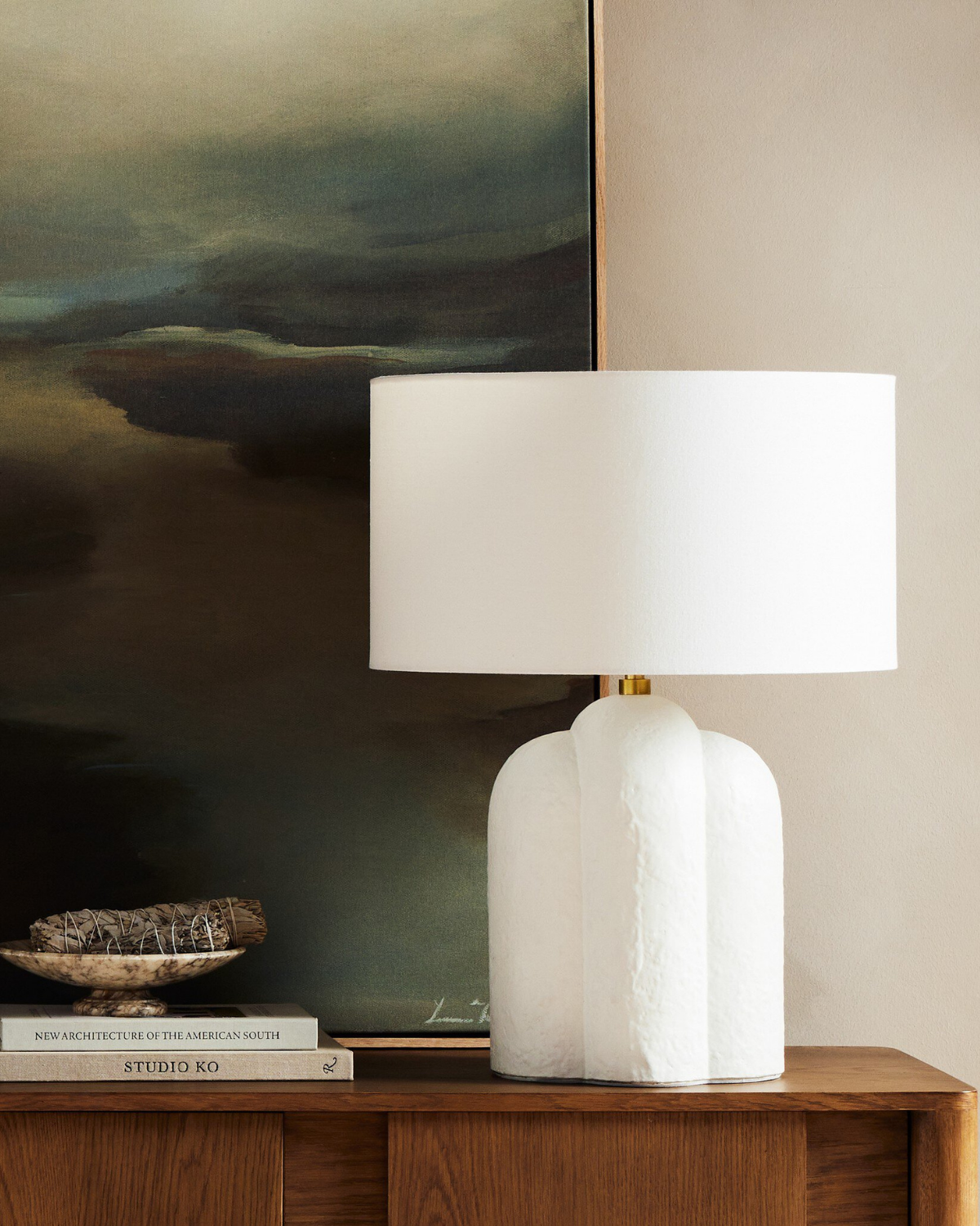 Koa Table Lamp