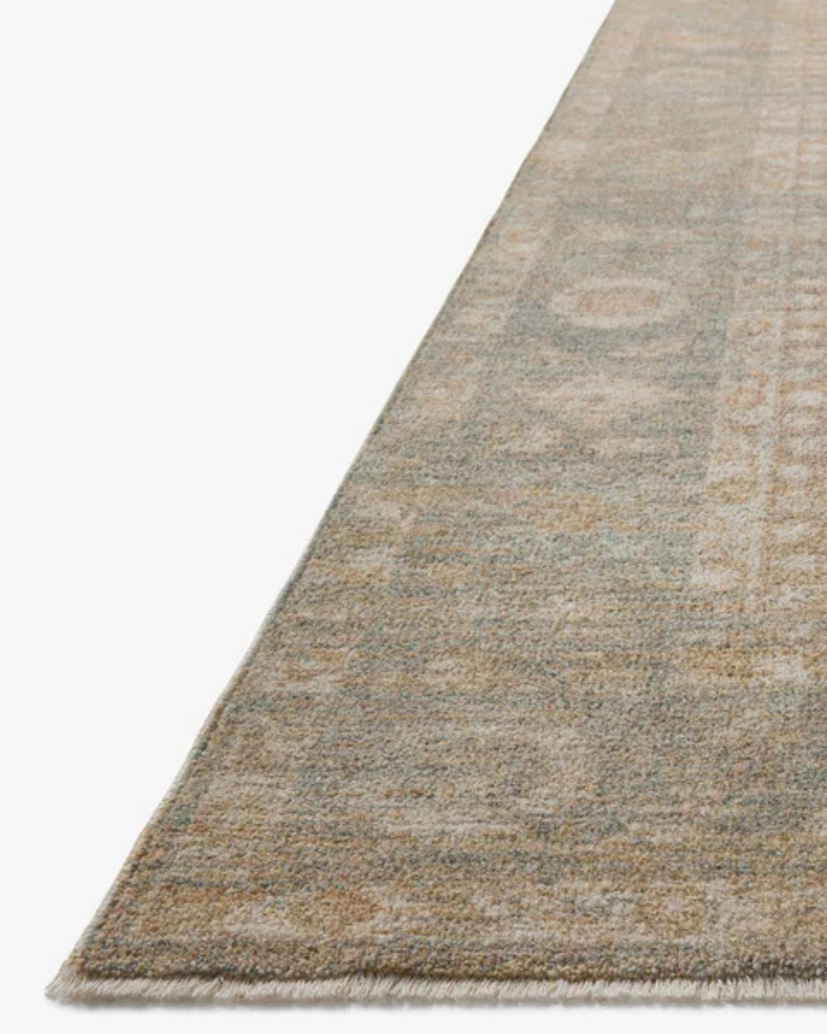 Louisa CJ Lagoon + Ivory Polyester Rug