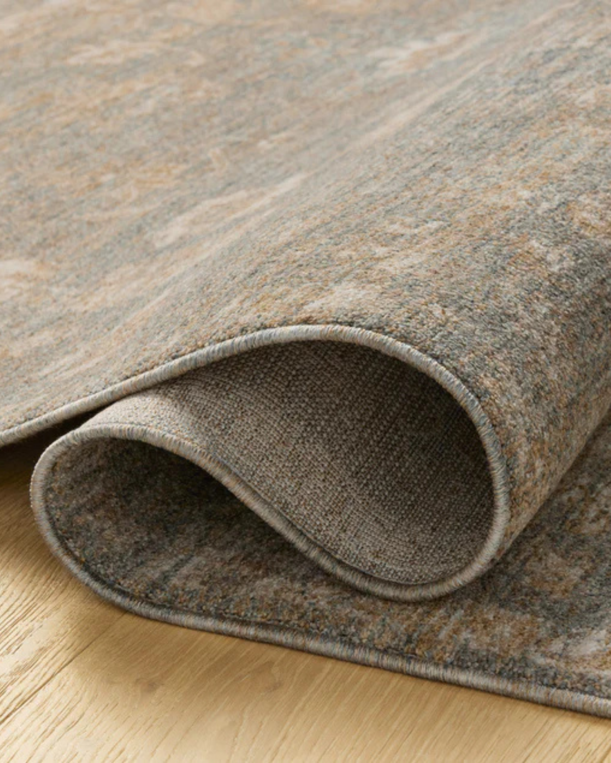 Louisa CJ Lagoon + Ivory Polyester Rug