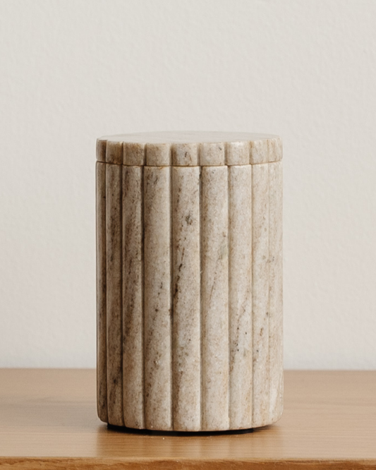 Marble Decorative Round Box