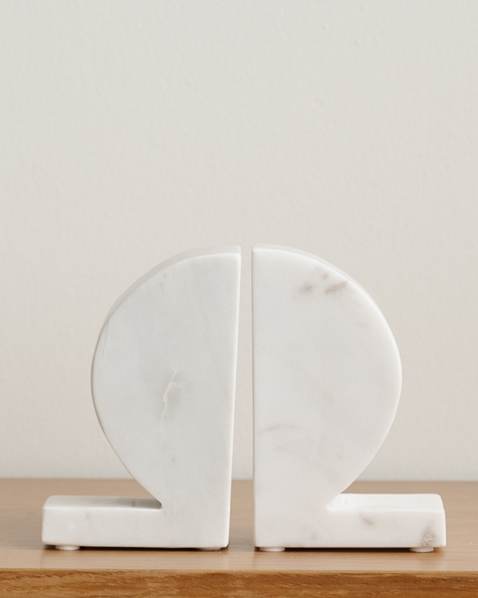 Marble Bookends