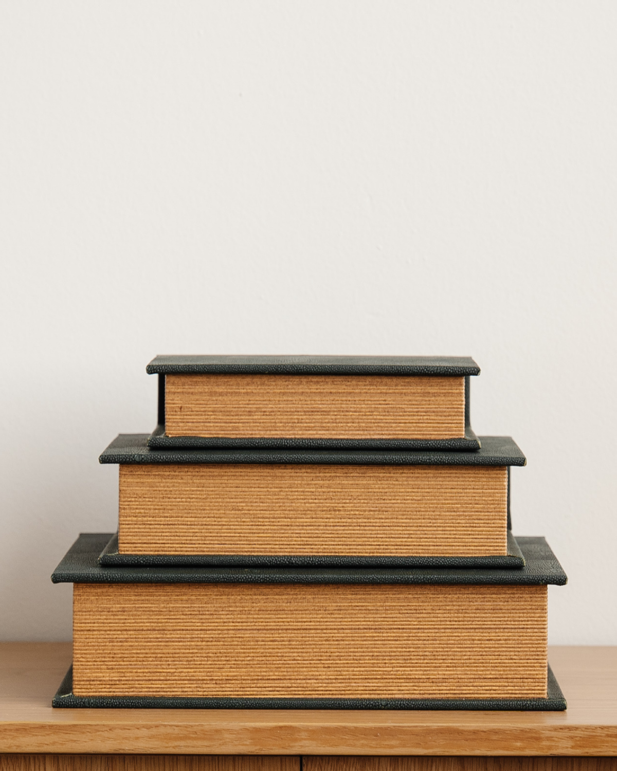 Olive Decorative Book Boxes