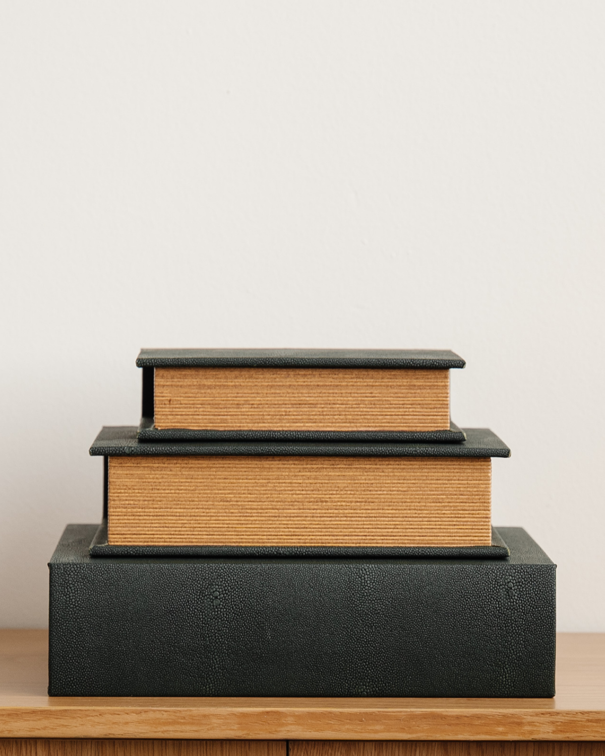 Olive Decorative Book Boxes