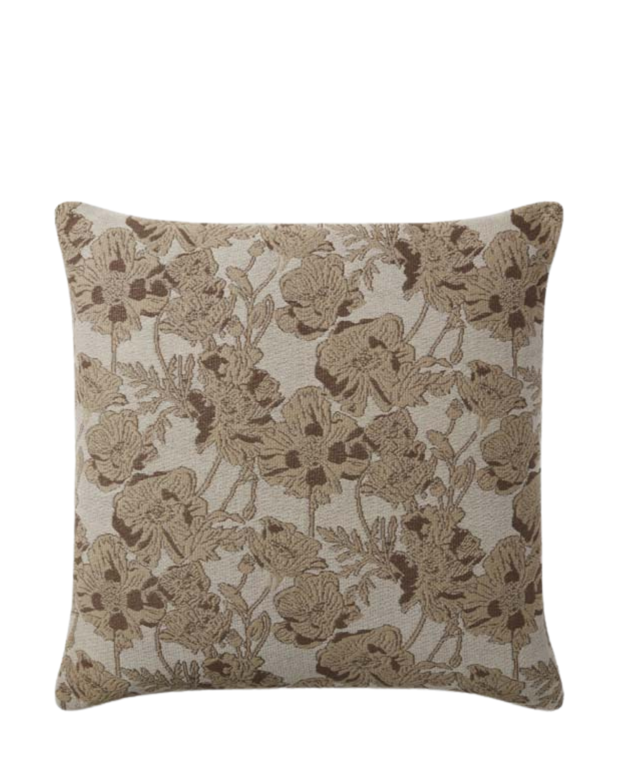 Matilda Beige + Mocha Pillow Cover