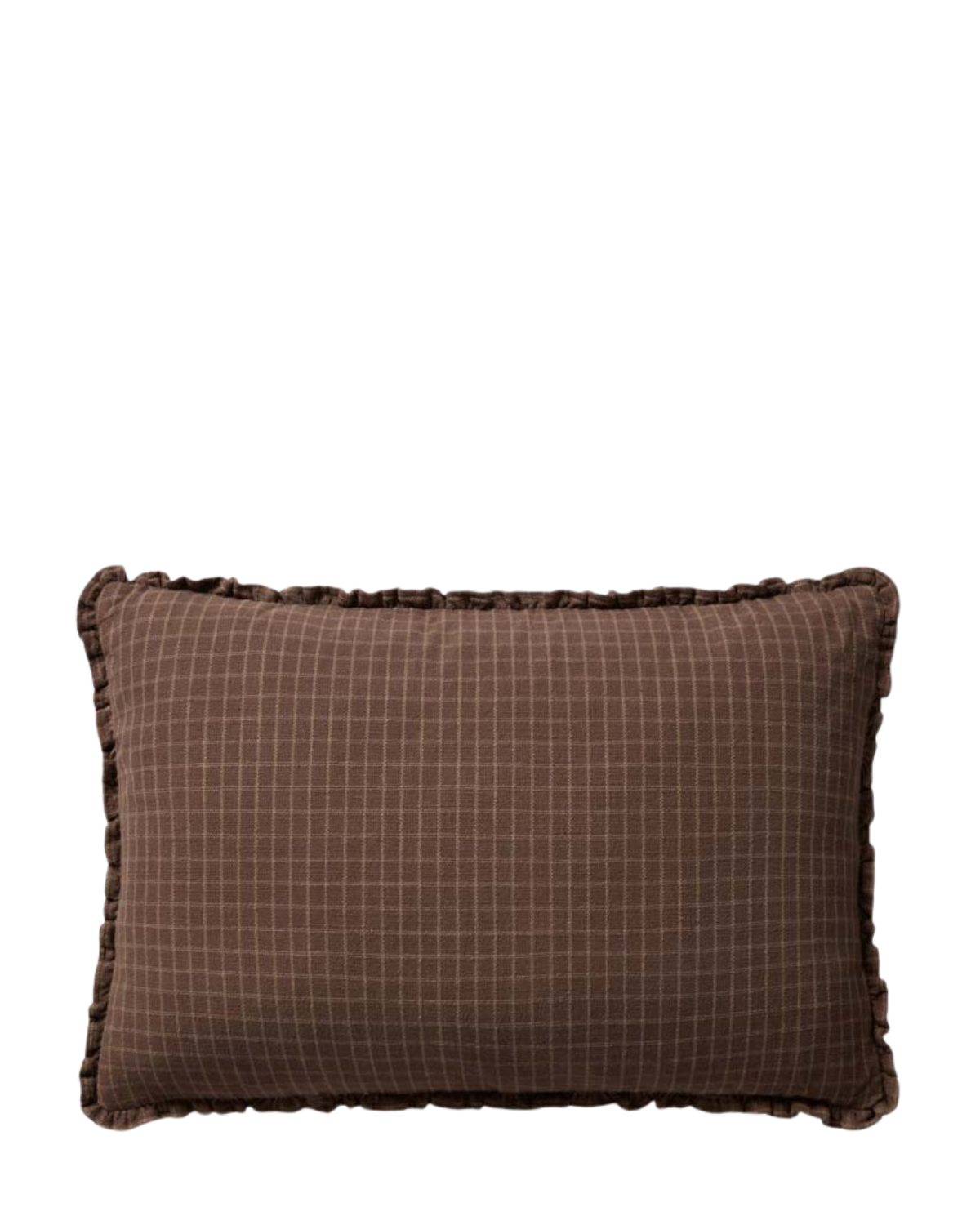 Dinah Chocolate + Latte Pillow Cover
