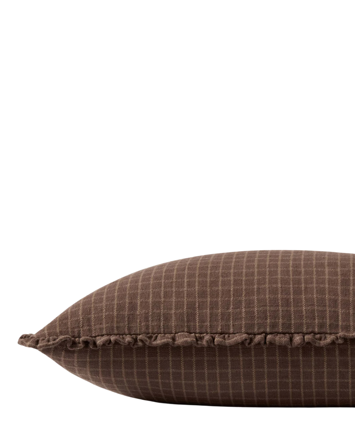 Dinah Chocolate + Latte Pillow Cover