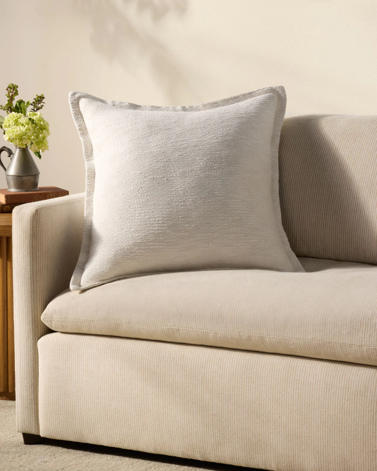 Morris White Pillow Cover