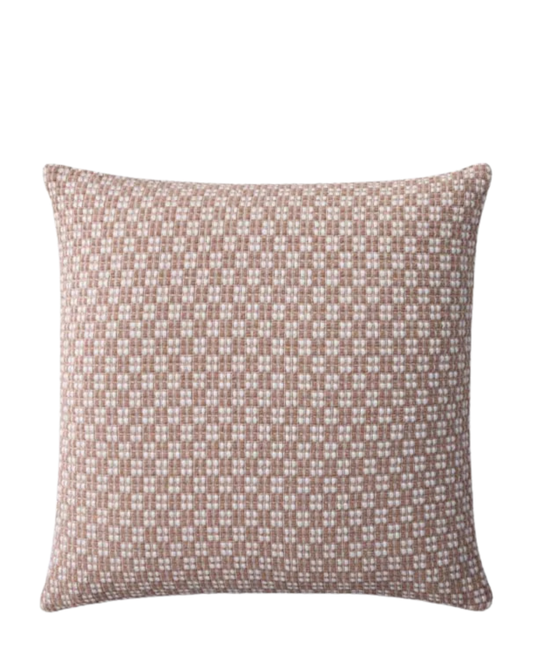 Ivory + Brown Pillow Cover