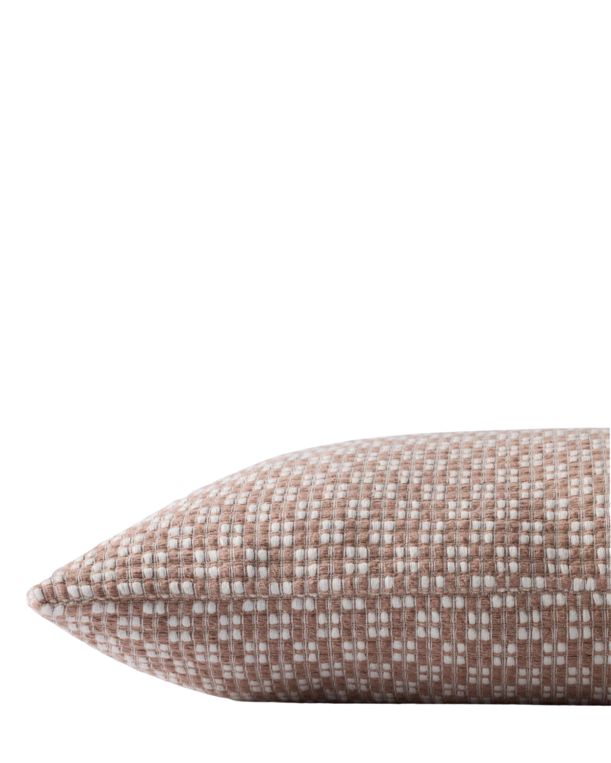 Ivory + Brown Pillow Cover