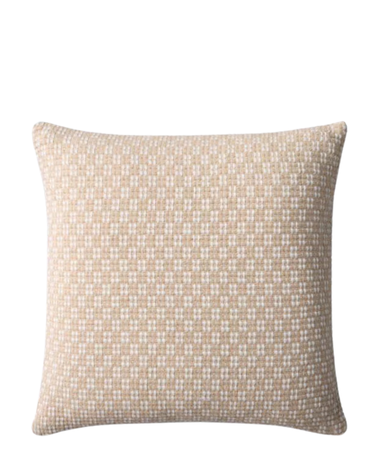 Ivory + Wheat Pillow Cover