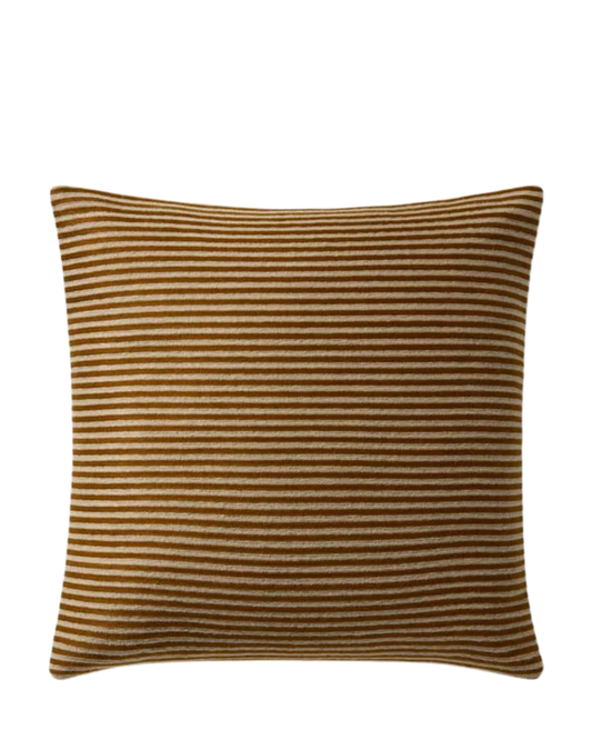 Mustard Embroidered Pillow Cover