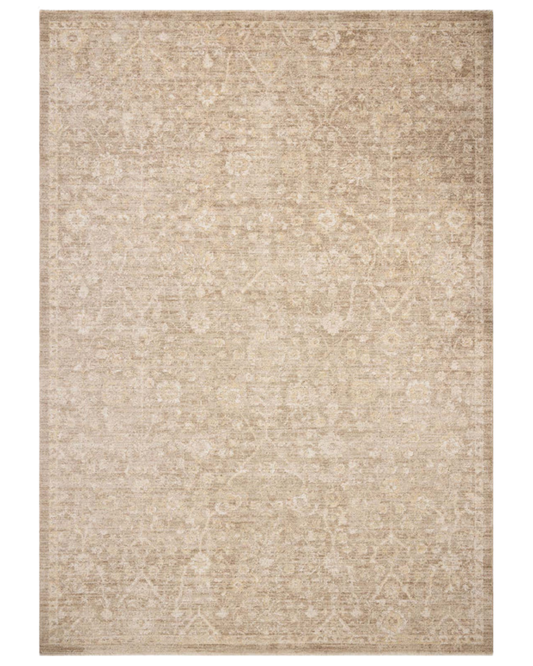 Palma Bark + Natural Vintage Rug