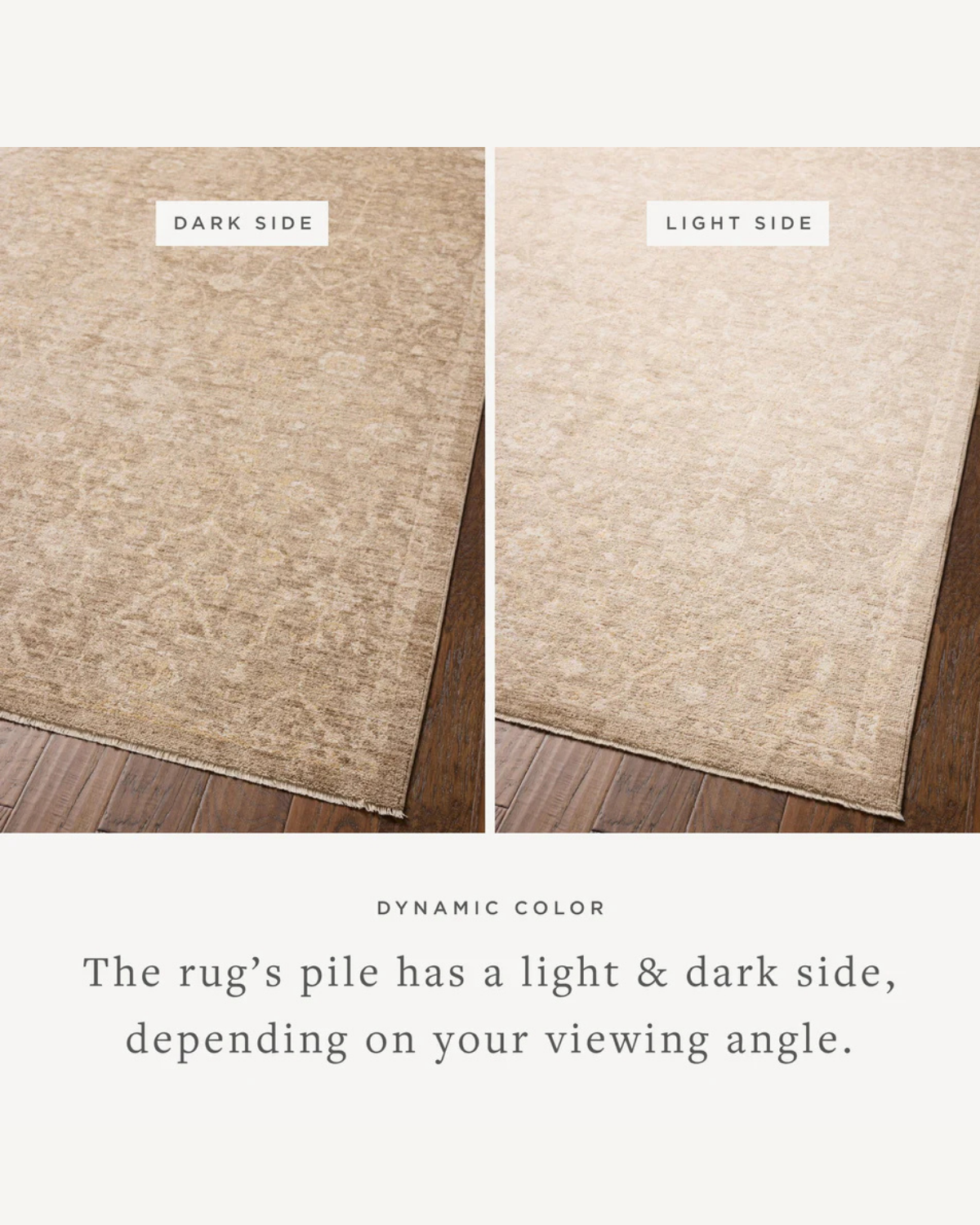 Palma Bark + Natural Vintage Rug