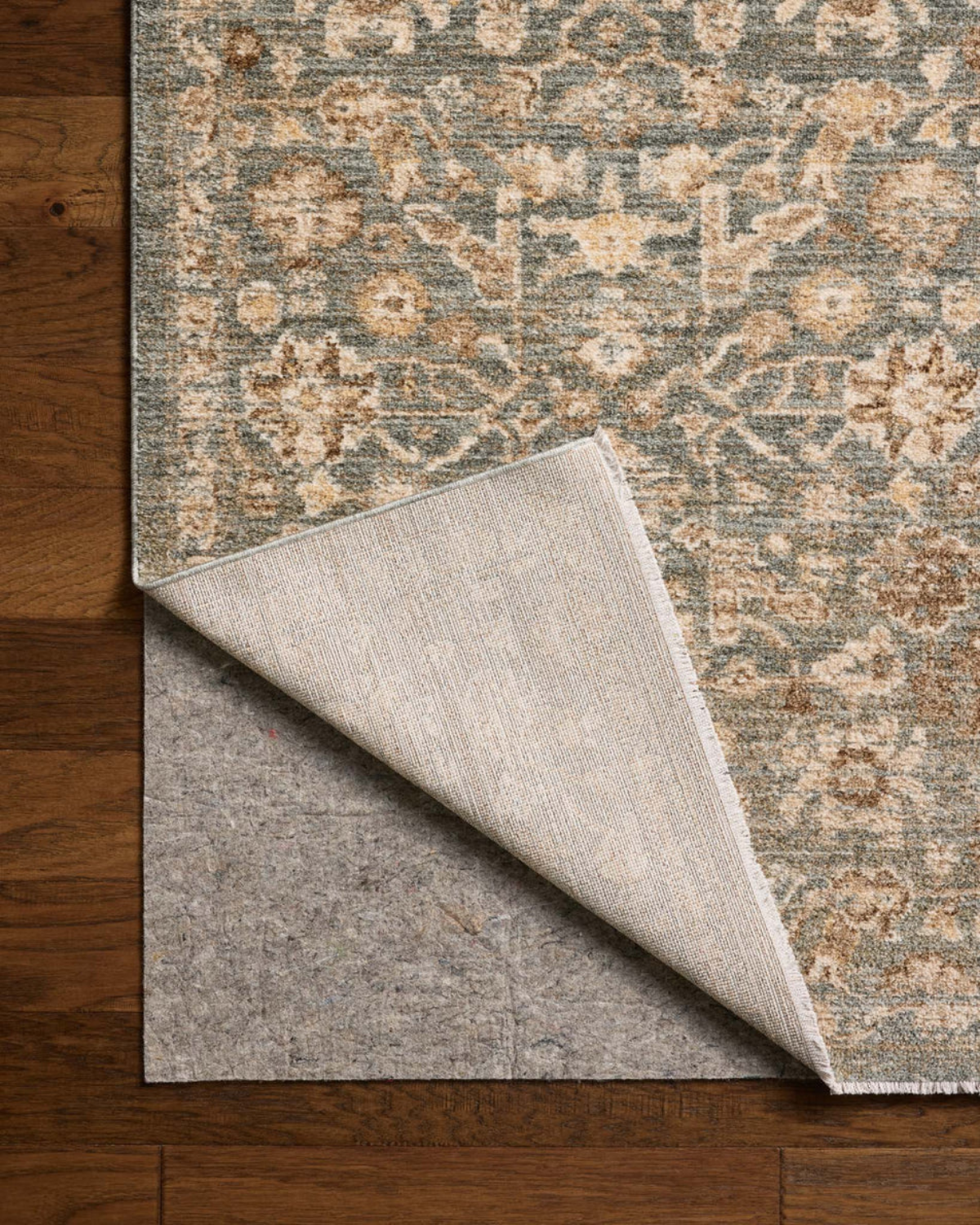 Palma Blue + Natural Vintage Rug
