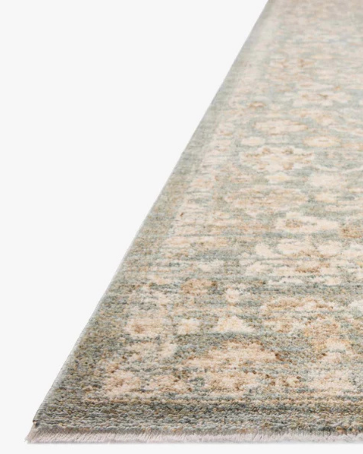 Palma Blue + Natural Vintage Rug