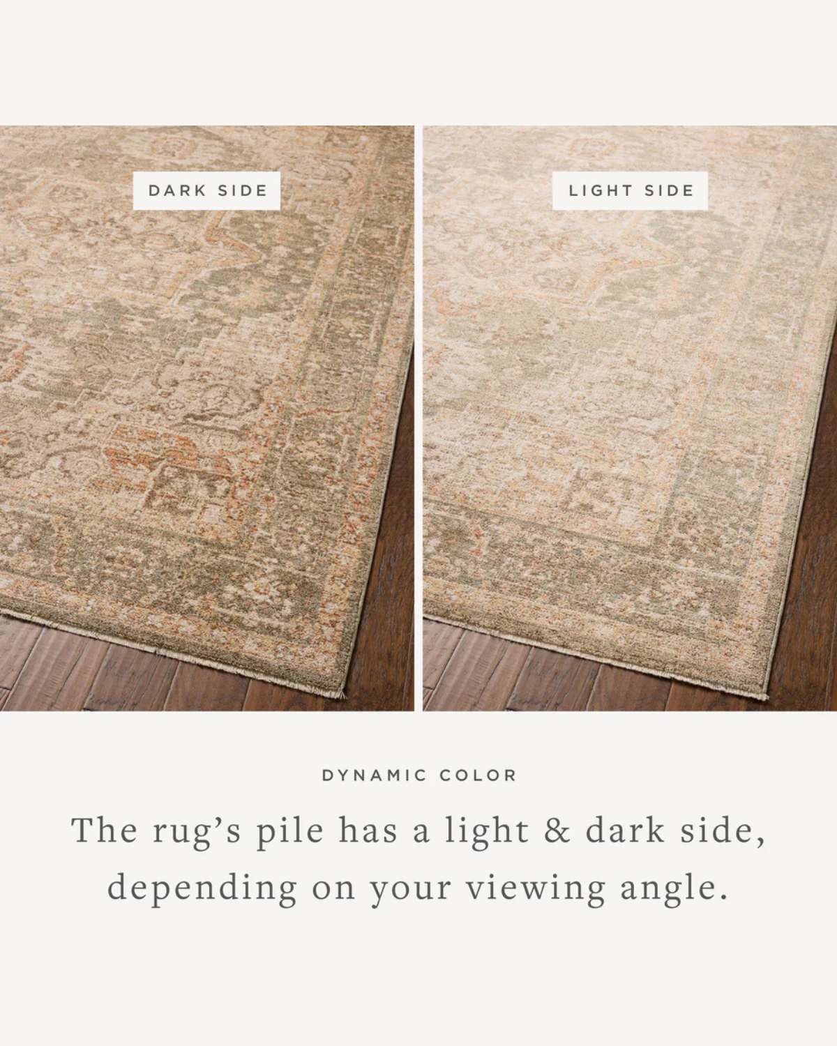 Palma Olive + Spice Vintage Rug