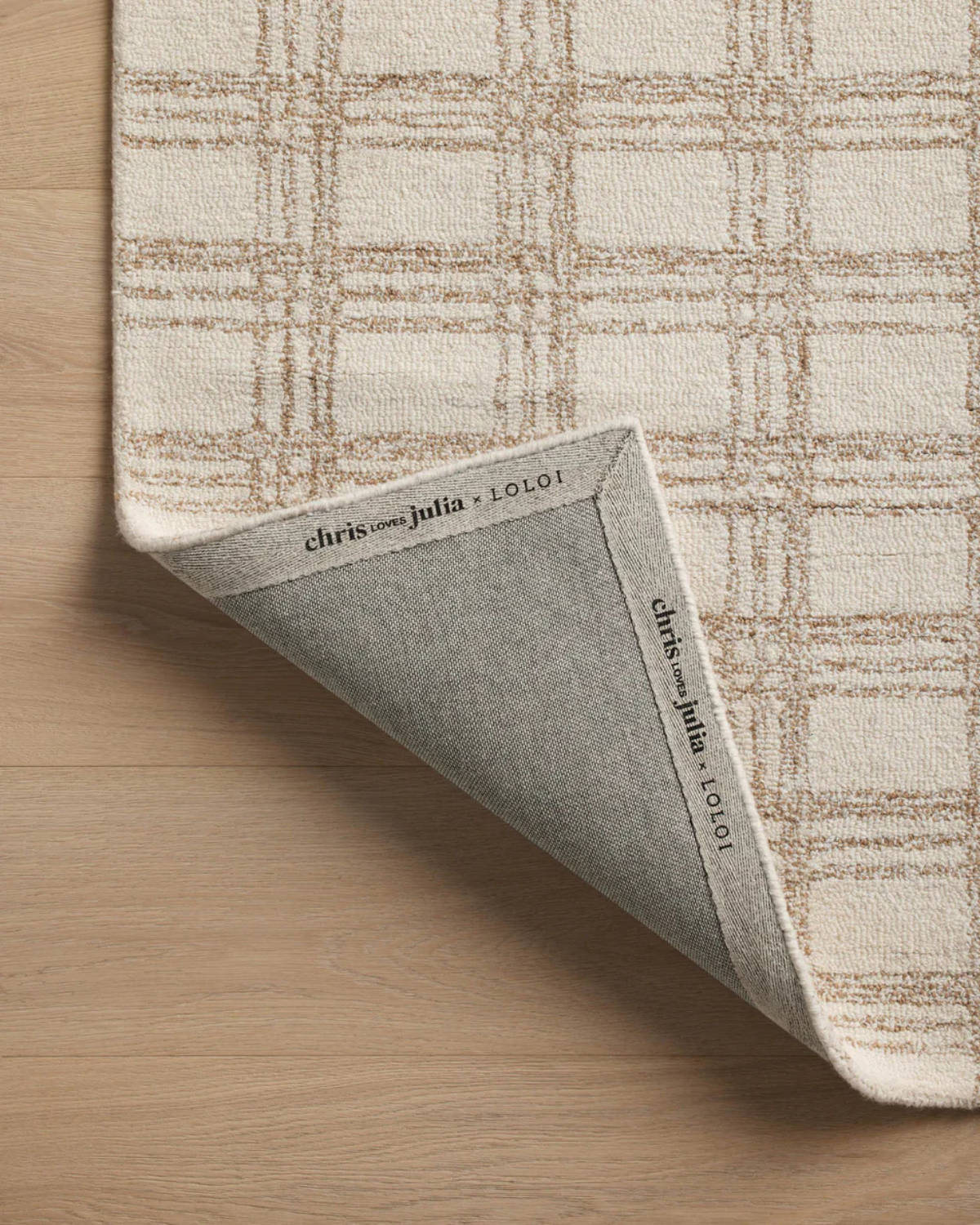 Polly CJ Cream + Sand Hand Tufted Rug