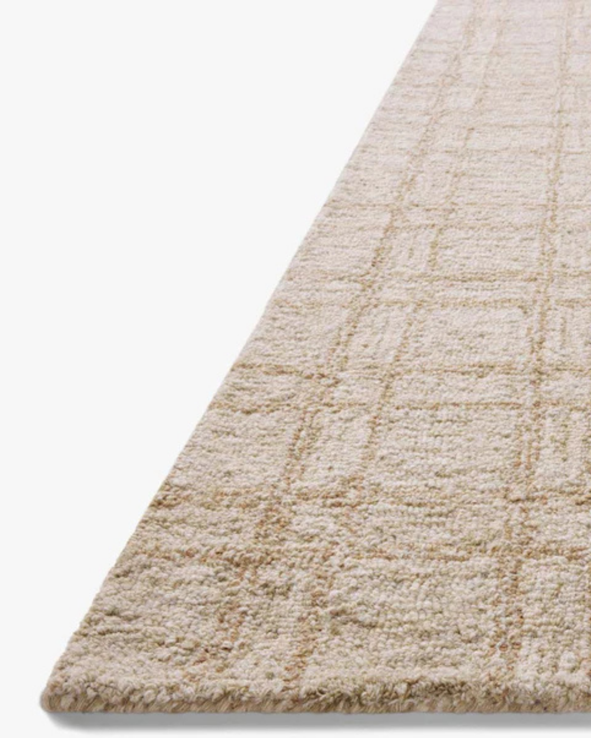Polly CJ Khaki + Sand Hand Tufted Rug