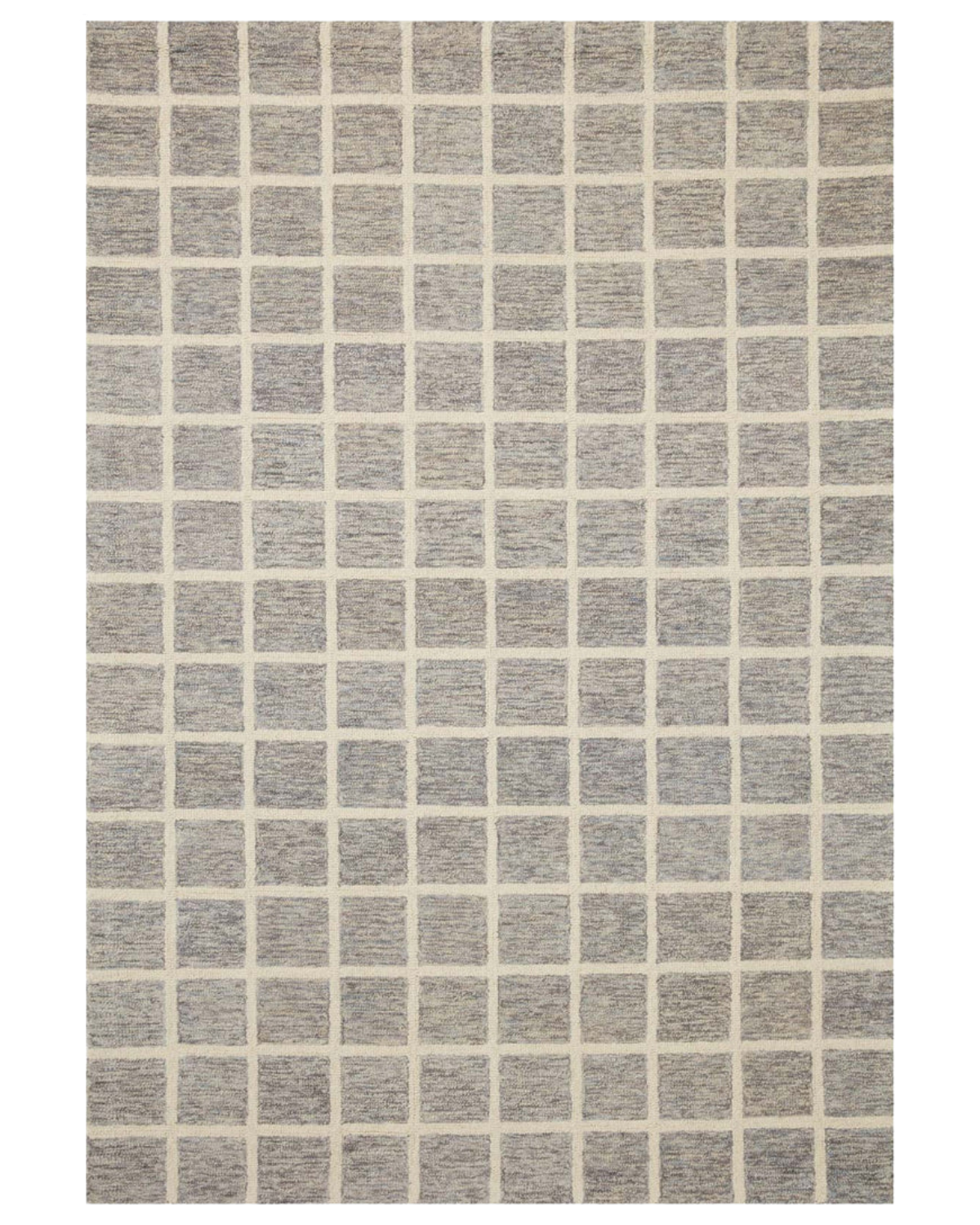 Polly CJ Slate + Ivory Hand Tufted Rug