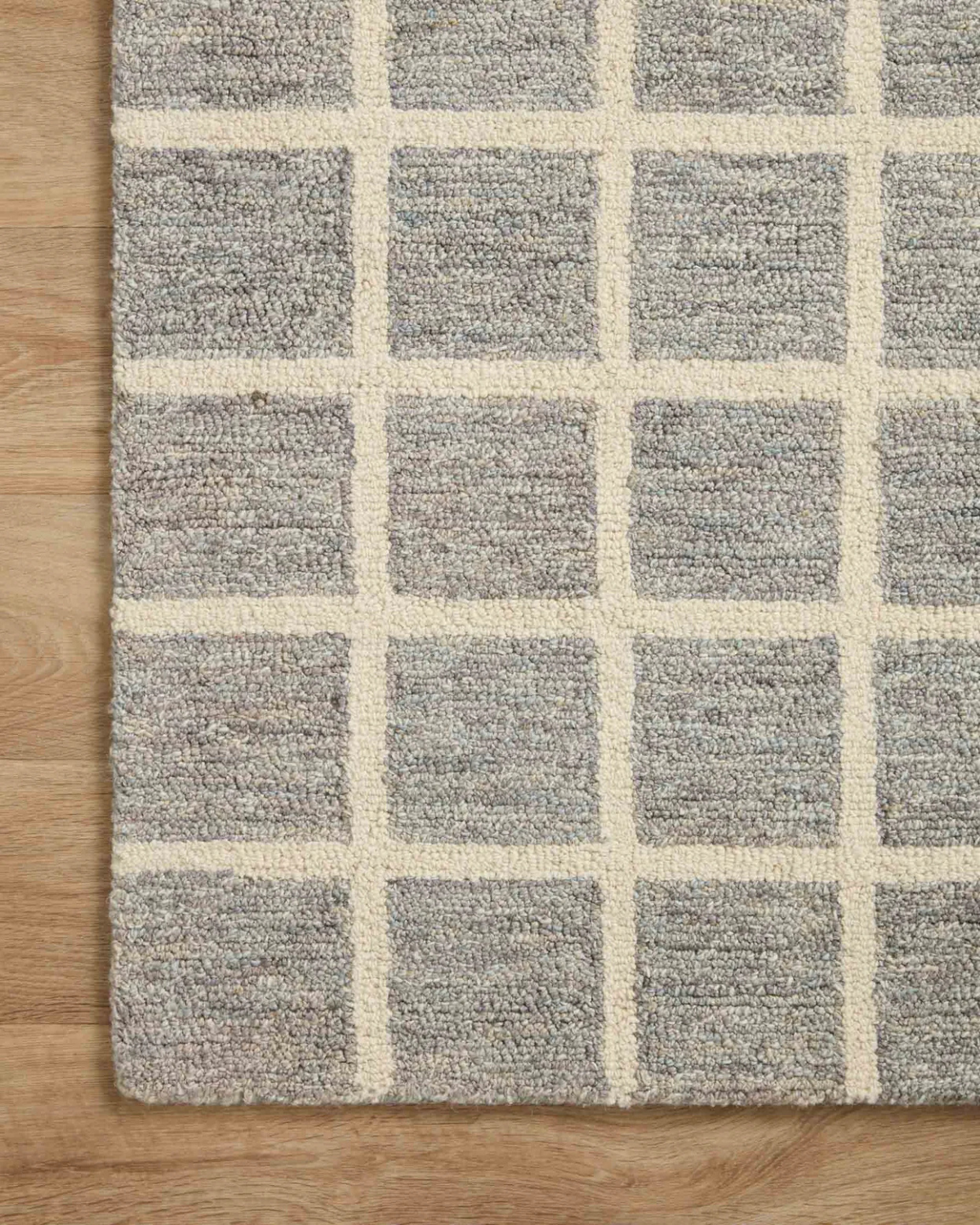 Polly CJ Slate + Ivory Hand Tufted Rug