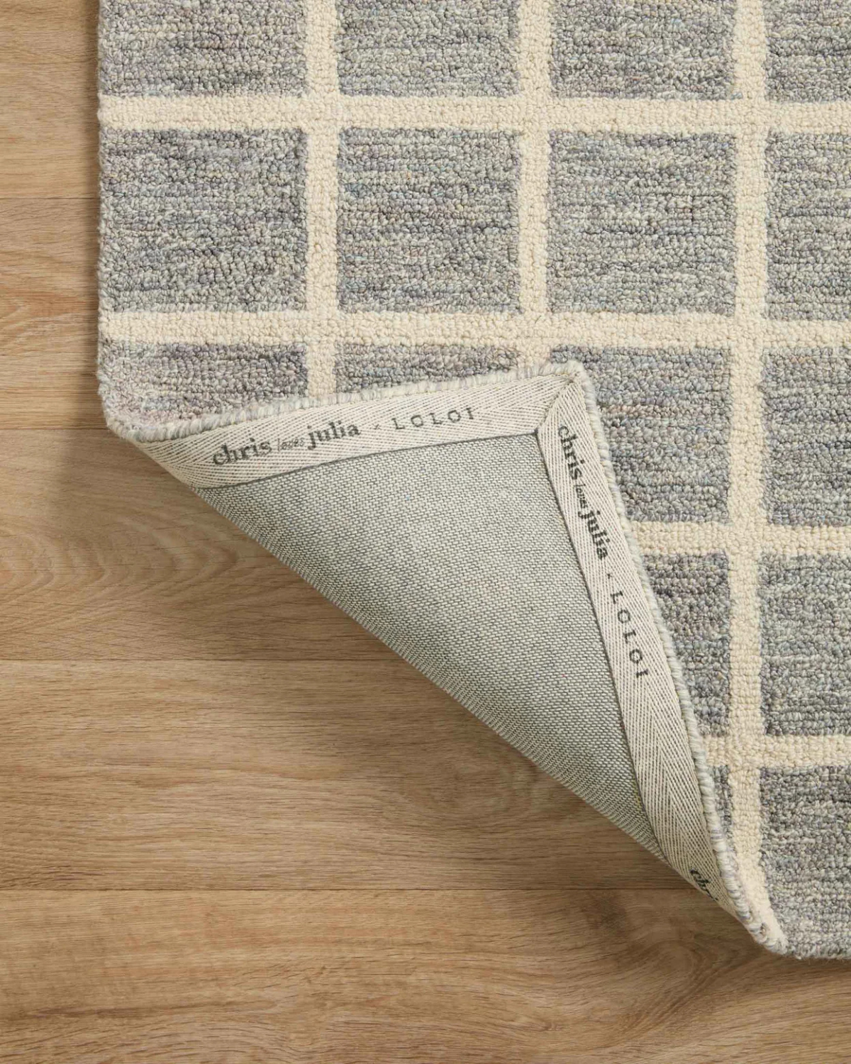 Polly CJ Slate + Ivory Hand Tufted Rug